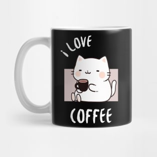 Coffee-Loving Cat Mug